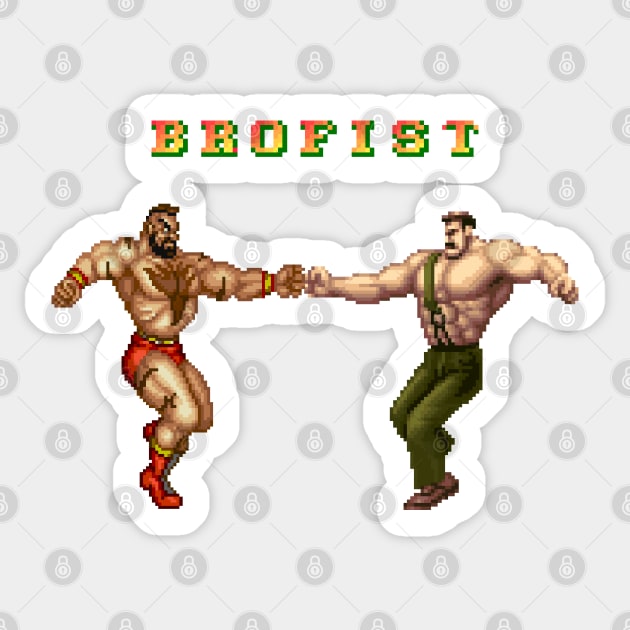 Brofist Sticker by Nerd_art